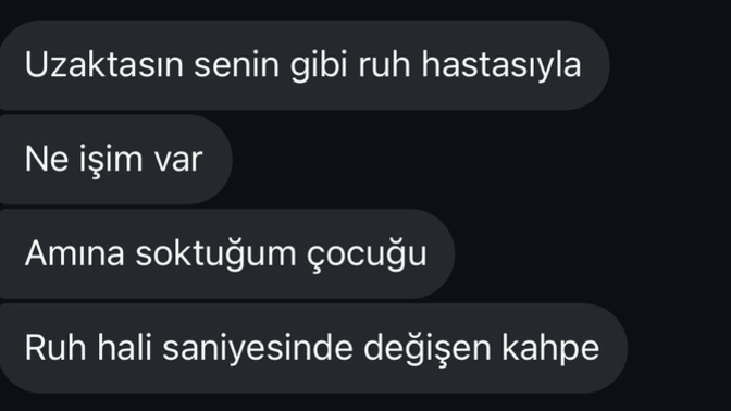 Bir ilişki hakaretlerle mi bitmeli?