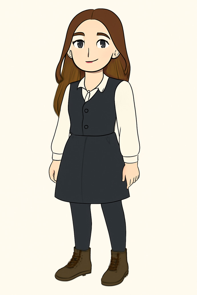 Sizce okul üniformasına lacivert süveter mi yoksa etek deseninde bir yelek mi daha güzel şık görünür?