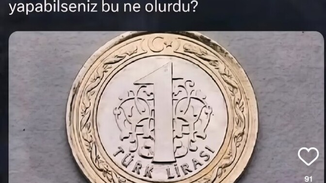 Birşeyin fiyatının kalıcı olarak 1 TL yapabilsen bu ne olurdu?