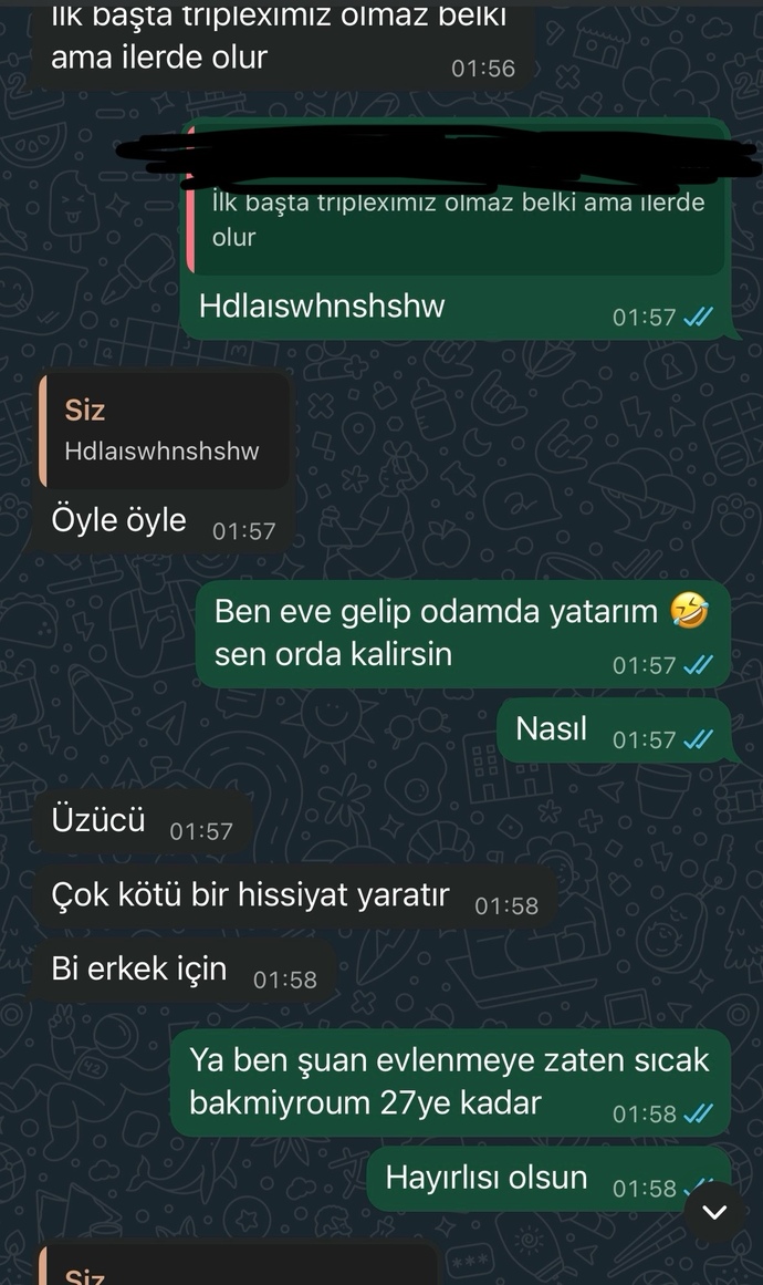 Maddi durumu kötü olan bir sürü harç borç altında olan biriyle gelecek düşünür müydünüz?