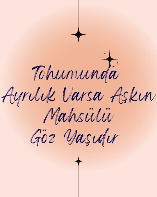 Ayrılık olmayan Aşk tohumu var mı dır?