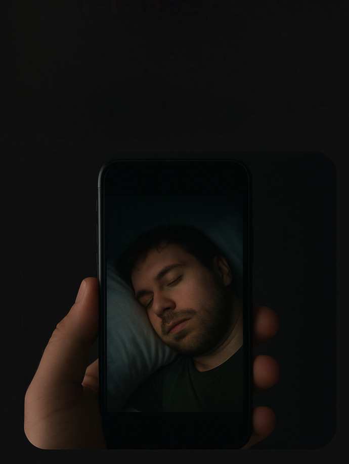 “Gece uyanıyorsun… Telefonunda sen uyurken çekilmiş bir fotoğrafın var ama yalnızsın… İlk ne yaparsın?”?