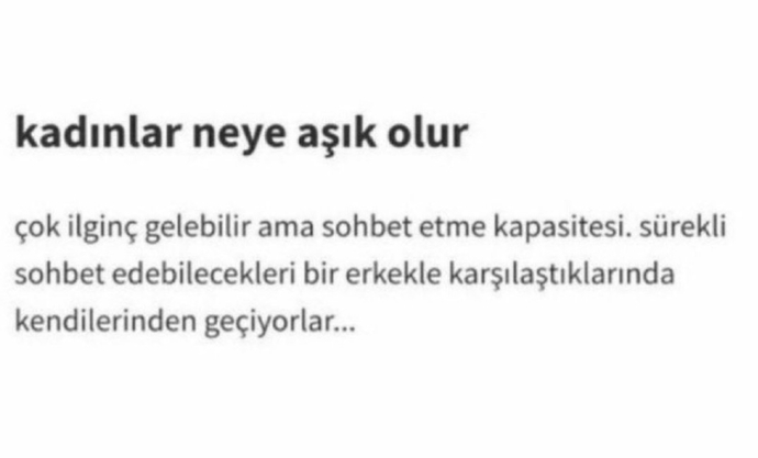 Kızlar sohbet edebildiği erkeğe tutulur mu?