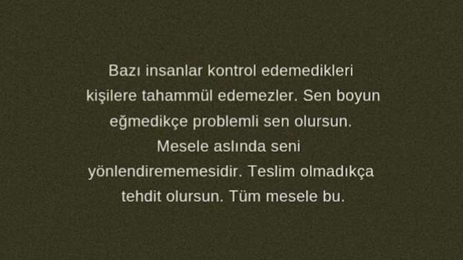 Senin için ‘duruş sahibi biri’ ne demek?