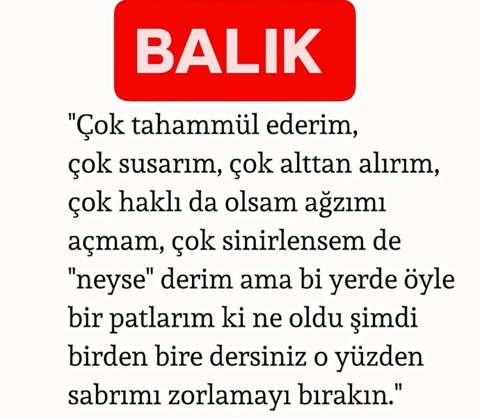 Ne kadarına tahammül edebilirsin?
