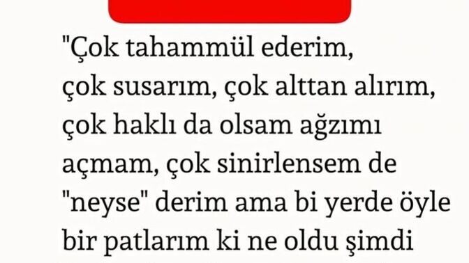Ne kadarına tahammül edebilirsin?