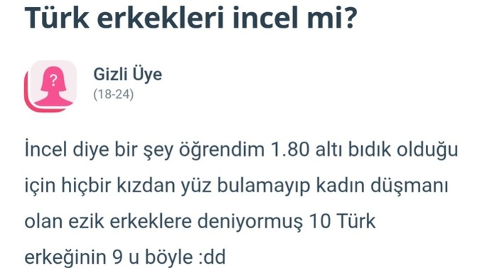 Bazi konularda erkekleri savunuyor olmak pick me girl'lük müdür?