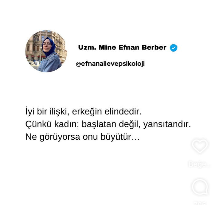 İyi bir ilişki erkeğin elinde midir?