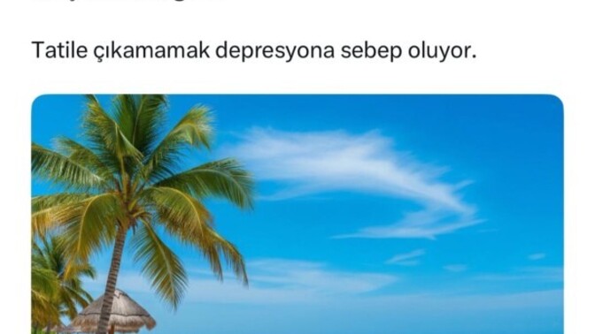 Tatile gittiniz mı bu sene?