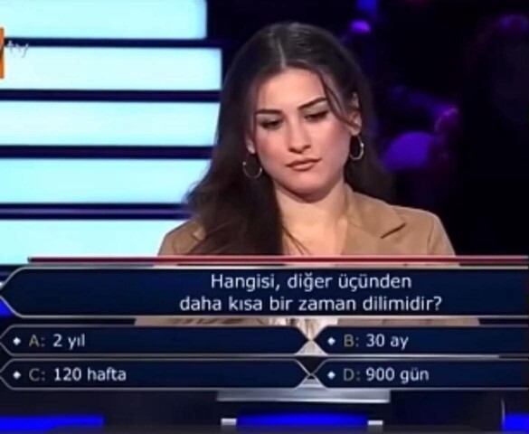Bakalım cevap hangisi?