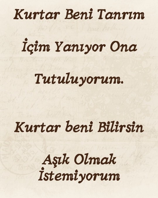 Tanrıdan Kurtarılmayı Beklemektir Aşk?