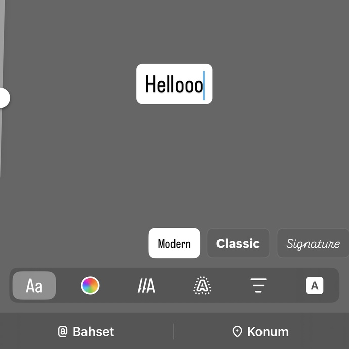 Instagram yazi etiketi nasil boyle yapilir?