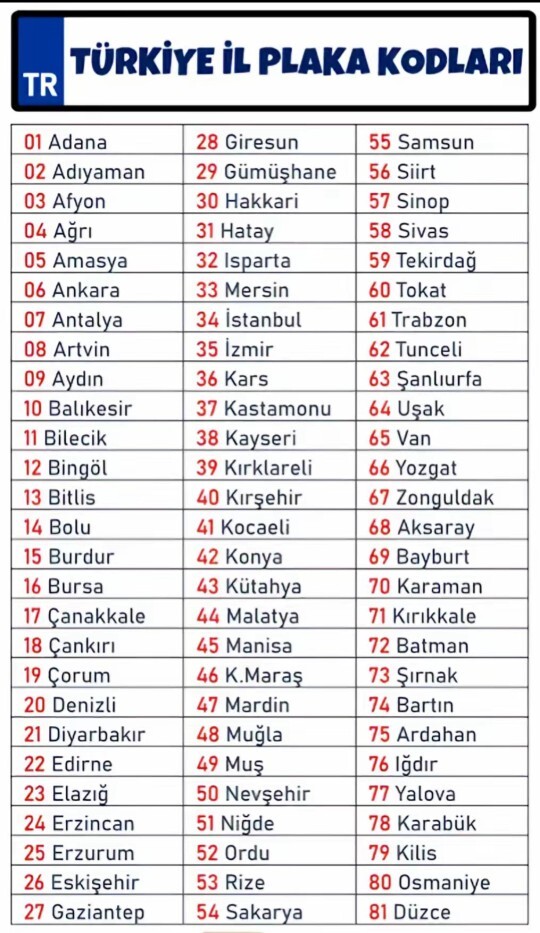Plakaniz ne? Hangi şehirde yaşıyosunuz?