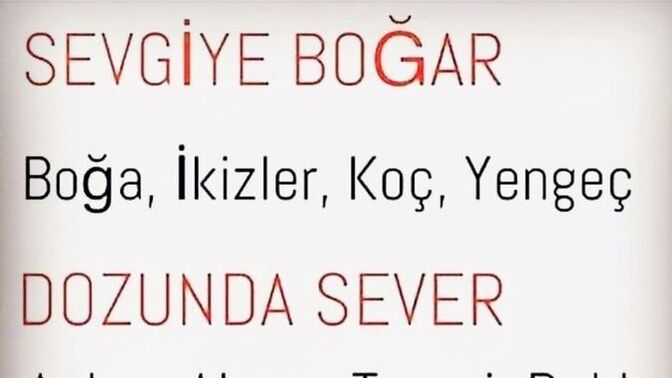 Burcunuza göre, nasıl seviyorsunuz?