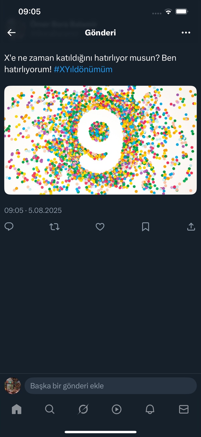 Kaç yıldır x (Twitter) kullanıyorsun?