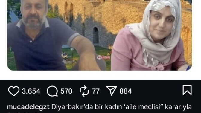 Diyarbakır'da bir kadın aile meclisi kararıyla çocuğunun gözü önünde öldürülmüş ne düşünüyorsunuz?