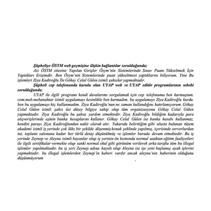 ÖSYMnin sistemine girip puanları yükselterek haksız üniversitelere yerleşmişler?