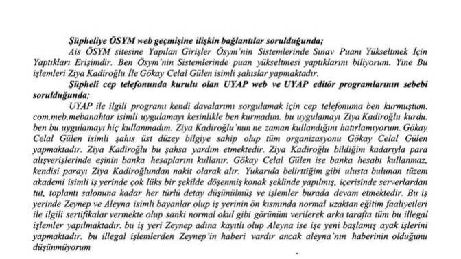 ÖSYM'nin sistemine girip puanları yükselterek haksız üniversitelere yerleşmişler?