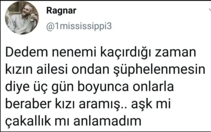 Aşk için her yol mübah mi çakallıkda dahil 😂