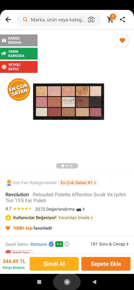 Bu far paleti nasıl sizce?