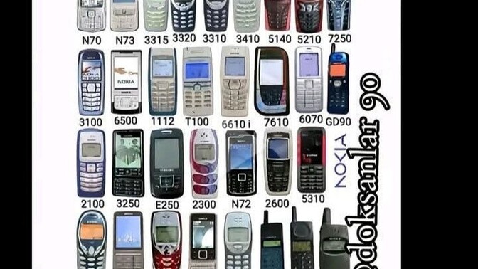 Bakalım nostalji severler soruma gelsin görseldeki telefonlardan kaçını kullandınız?
