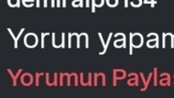 Neden yorum yapamıyorum?