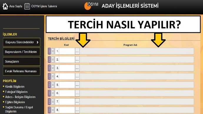 YKS tercihi konusunda desteğe ihtiyacınız var mı?