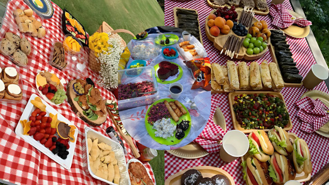 Bizim hazırladığımız sofraya da Pinterest pikniği denilebilir mi? :D