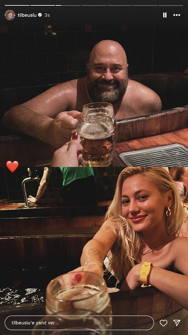 Somer Şef ve sevgilisinin küvet karesi olay oldu :) Aşkı böyle paylaşmak abartı mı?