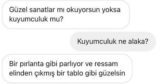 Birine sohbet başlatmak için attığın en çılgın mesaj neydi?
