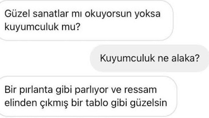 Birine sohbet başlatmak için attığın en çılgın mesaj neydi?