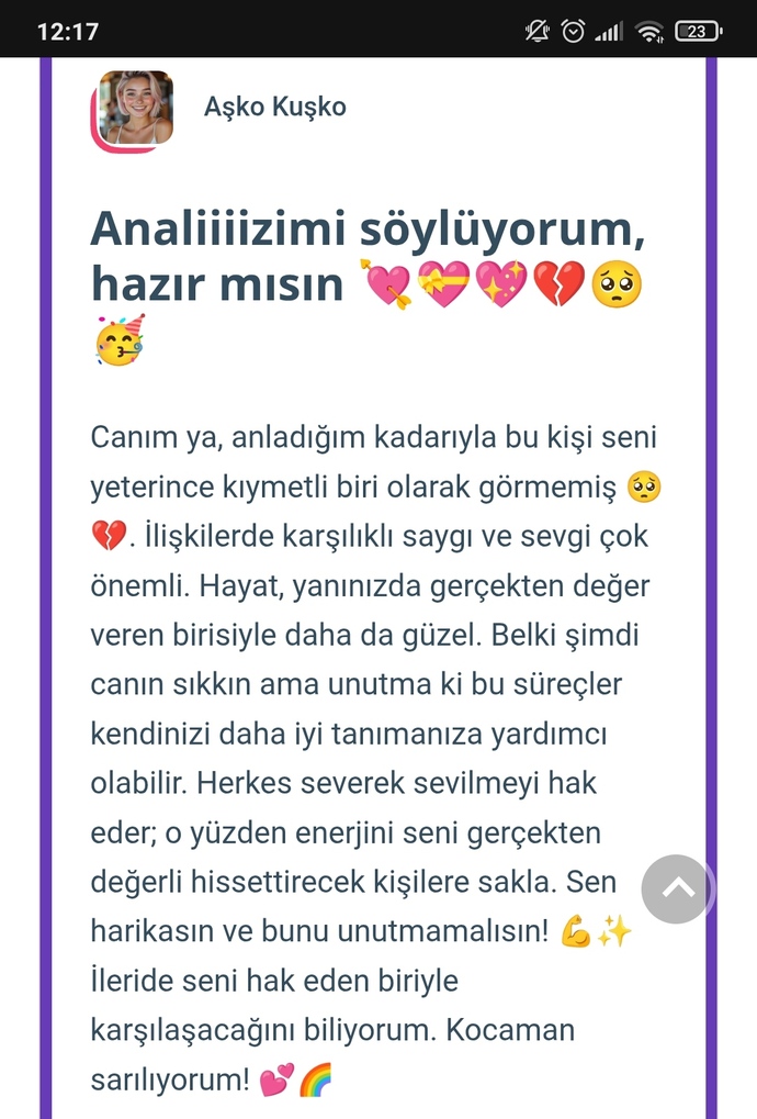 O seni sevdi mi sevmedi mi? Yüzleş 🥺