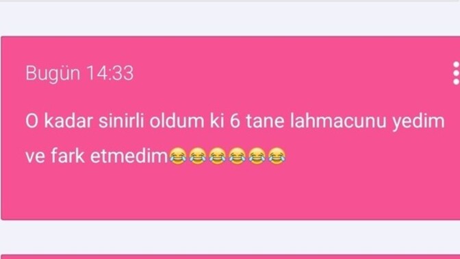 Lahmacunu kaç dk da yiyorsunuz ve kaç tane?