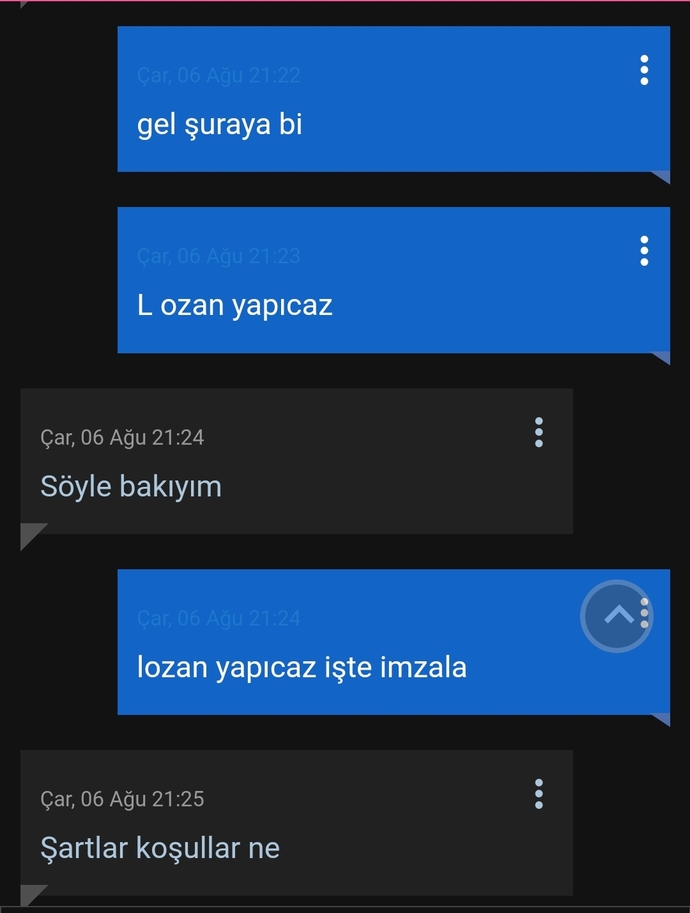 Barış imzalarken şart koyar mısınız?