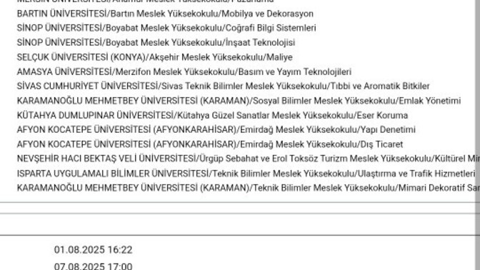 Tercih listem kötü mü?