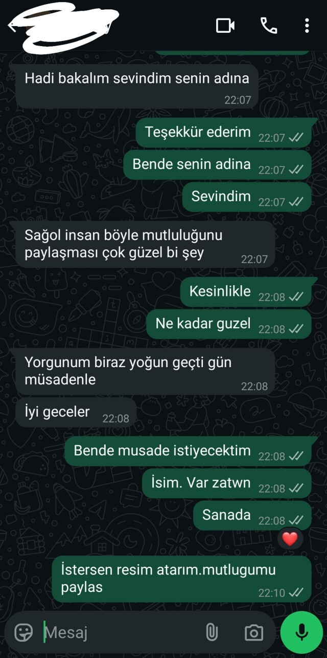 Arkadaşlar hayır geceler diliyorum?