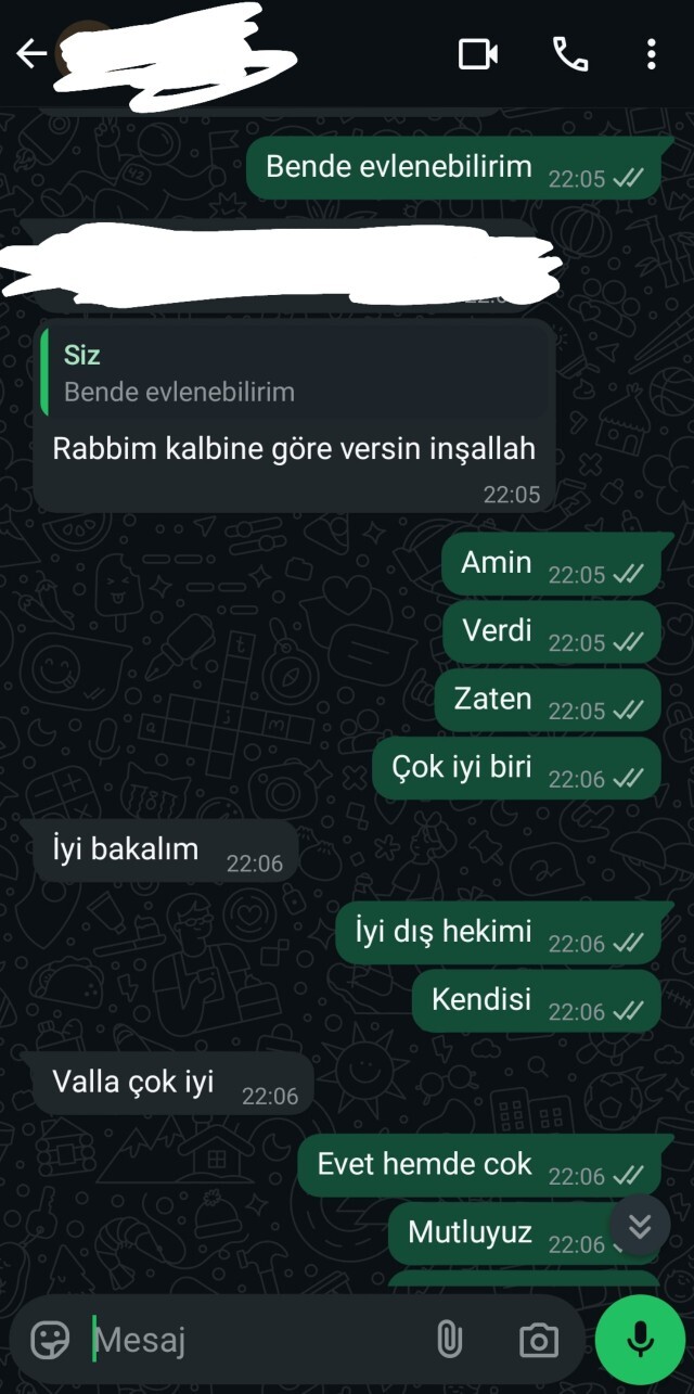 Arkadaşlar hayır geceler diliyorum?