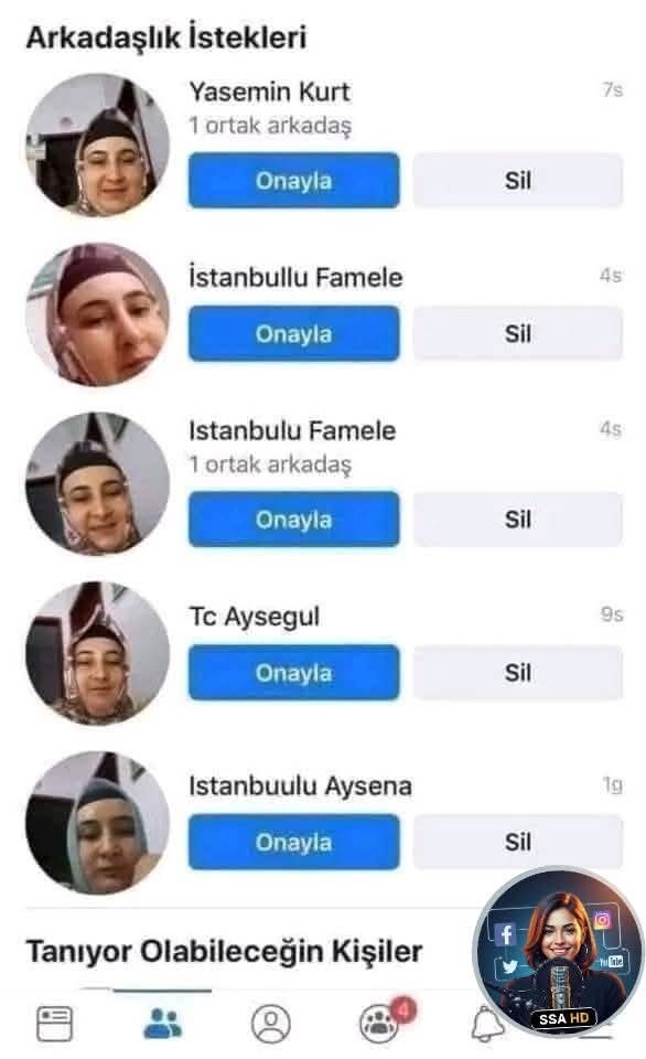Sosyal medyadan ısrarlı arkadaşlık isteklerine tepkiniz nedir?
