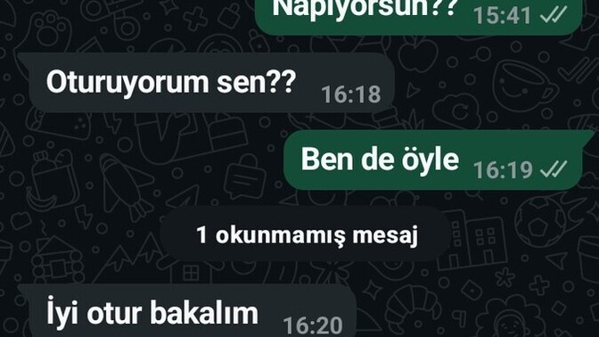 Bitti bitecek ilişkinin mesajları böyle mi olur?
