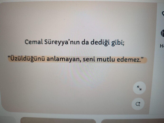 Üzüldüğünüzü anlayan var mı?