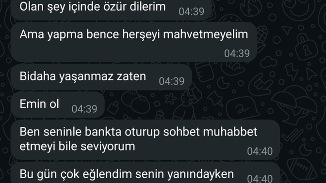 Cinsellik yaşadık diye bitirmeli miyim?