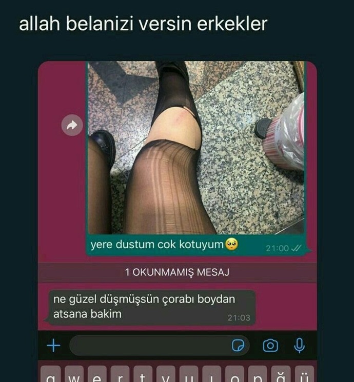 Boydan foto isteyince neden kızıyorsunuz?