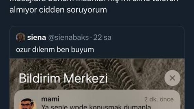 Mesajına görüldü atan kişiye tekrar yazar mısın?