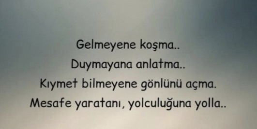 Kıymet bilmeyene gönlünü açar mısın?