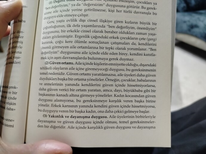 Kitaptaki bu 2 kısma katılıyor musunuz? Katılıyorsanız neden, katılmıyorsanız neden?