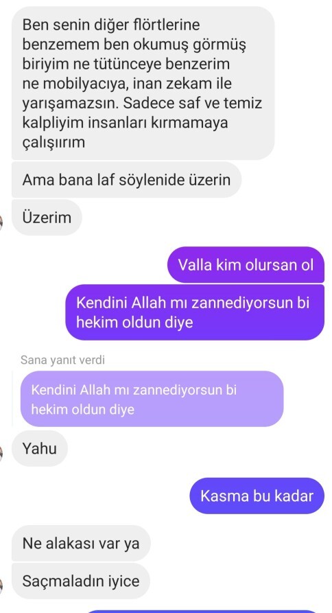 Sizce kim haklıı?