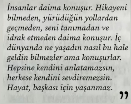 Hayat başkası için yaşanır mı?