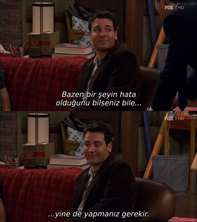 Bazen Ted ile aynı aptallık genlerine sahip olduğumuzu düşünüyorum ahdjfj