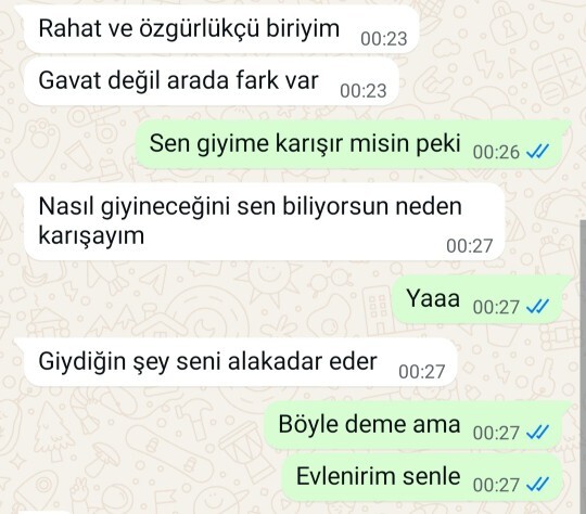Sizce sevgilim haklı mı?