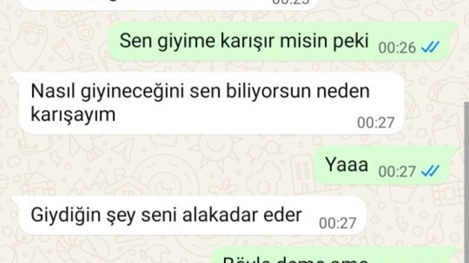 Sizce sevgilim haklı mı?